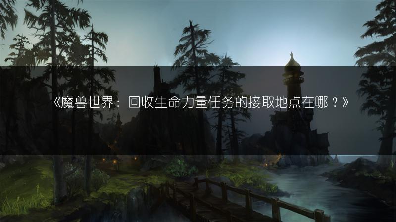 《魔兽世界：回收生命力量任务的接取地点在哪？》