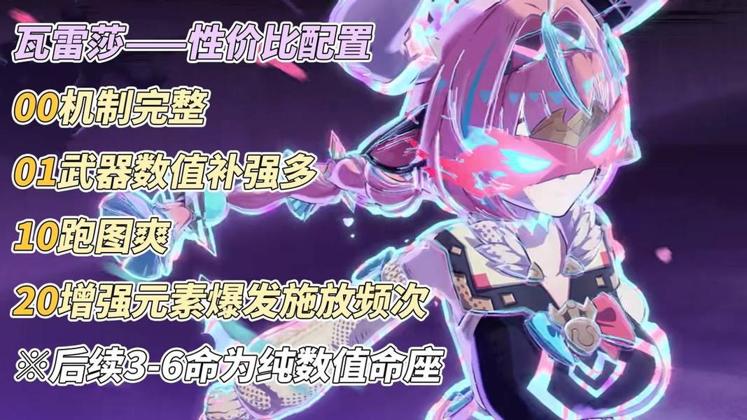 《原神》瓦雷莎全面培养攻略