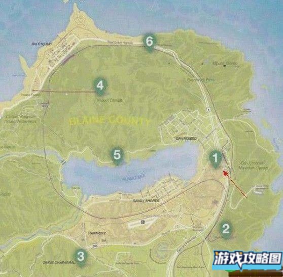 侠盗猎车手5逃犯任务心得及逃犯地图