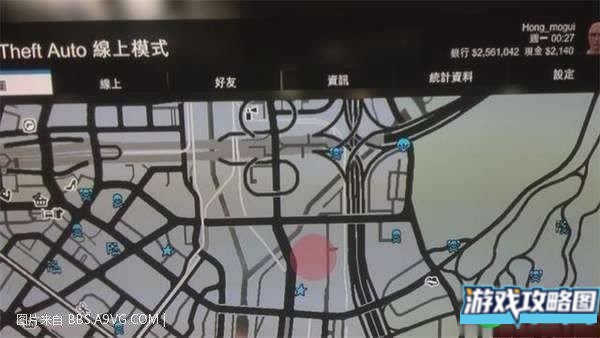 侠盗猎车手5OL版帮派红圈位置图和出现时间