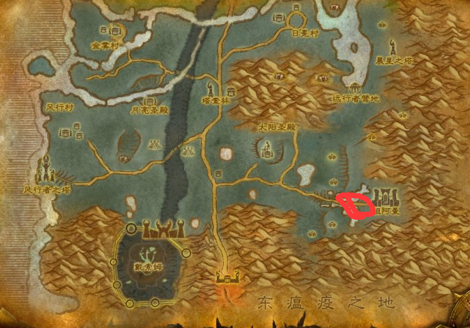 魔兽世界阿曼尼小径在哪