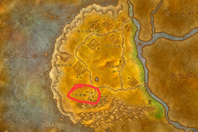 魔兽世界月溪镇在哪