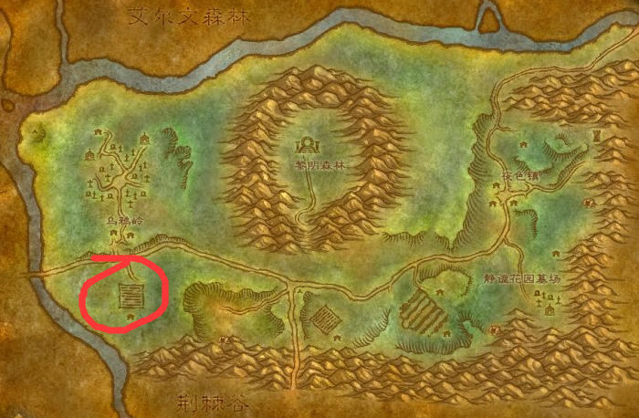 魔兽世界腐草农场在哪