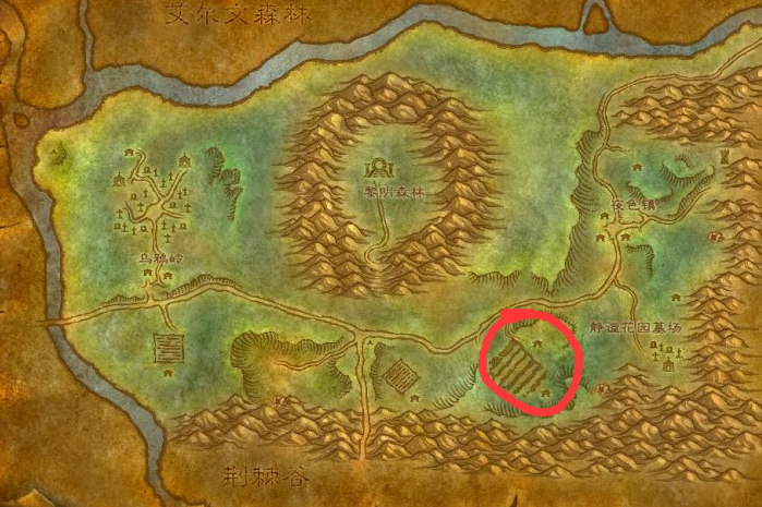 魔兽世界烂果园在哪