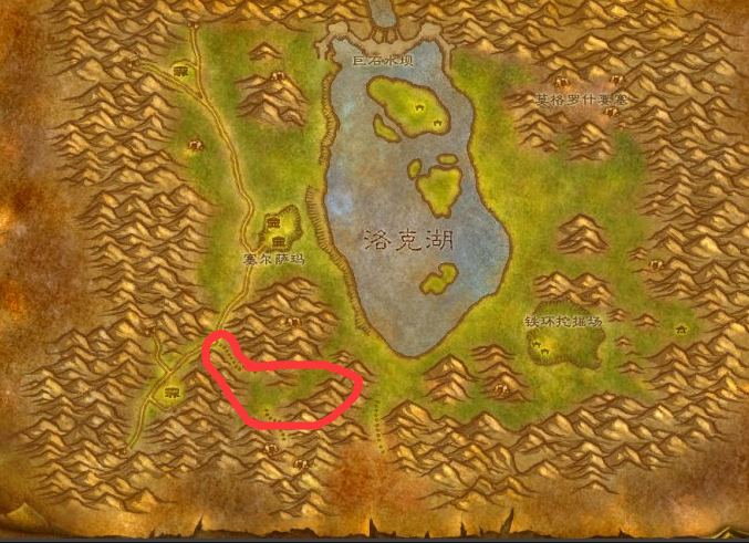 魔兽世界碎石怪之谷在哪