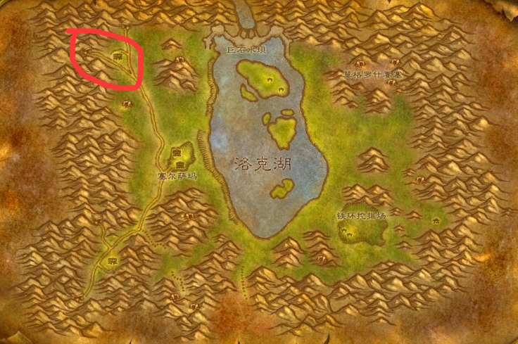 魔兽世界北门小径在哪