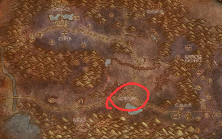 魔兽世界考林路口在哪