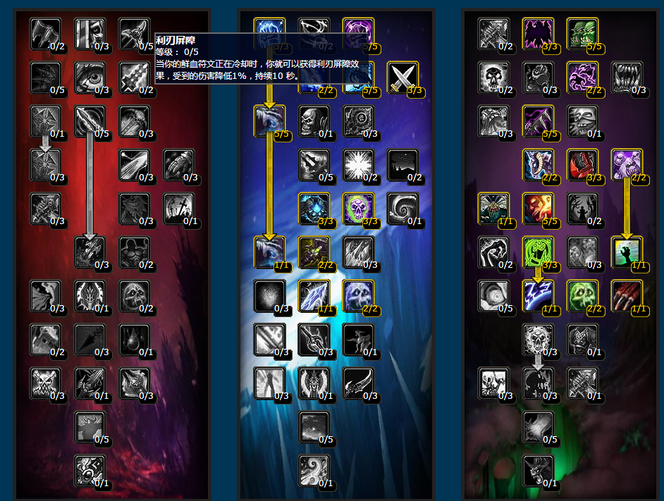 魔兽世界wlk冰DKPVP天赋怎么点