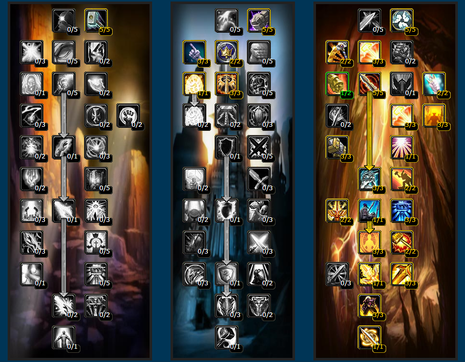 魔兽世界wlk圣骑士PVP天赋怎么点