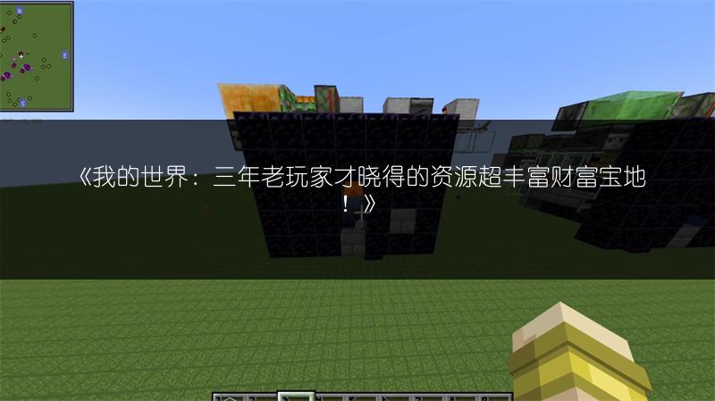 《我的世界：三年老玩家才晓得的资源超丰富财富宝地！》