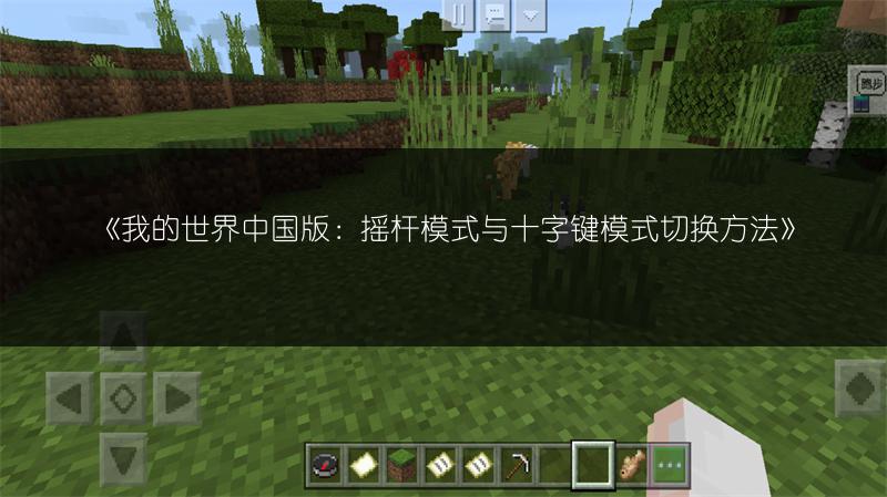 《我的世界中国版：摇杆模式与十字键模式切换方法》