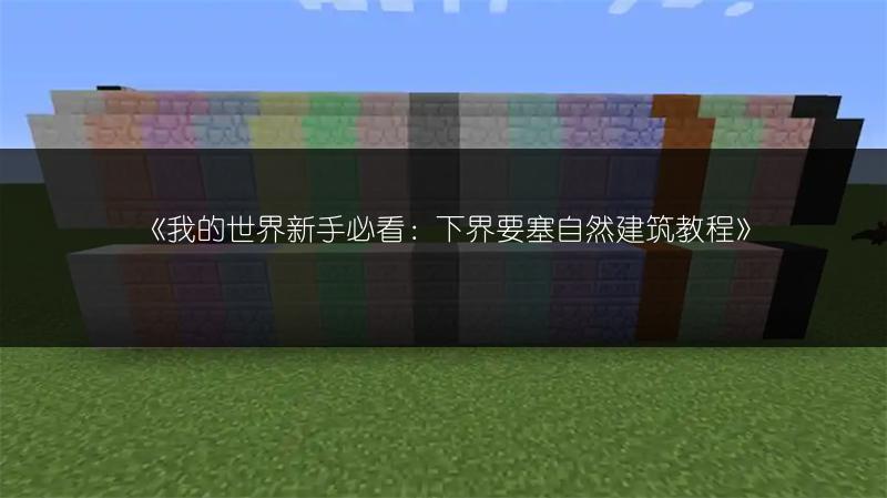 《我的世界新手必看：下界要塞自然建筑教程》