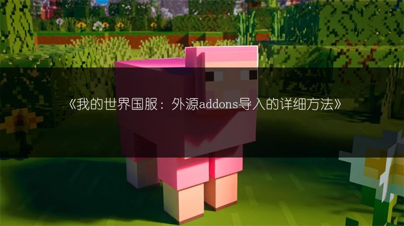 《我的世界国服：外源addons导入的详细方法》