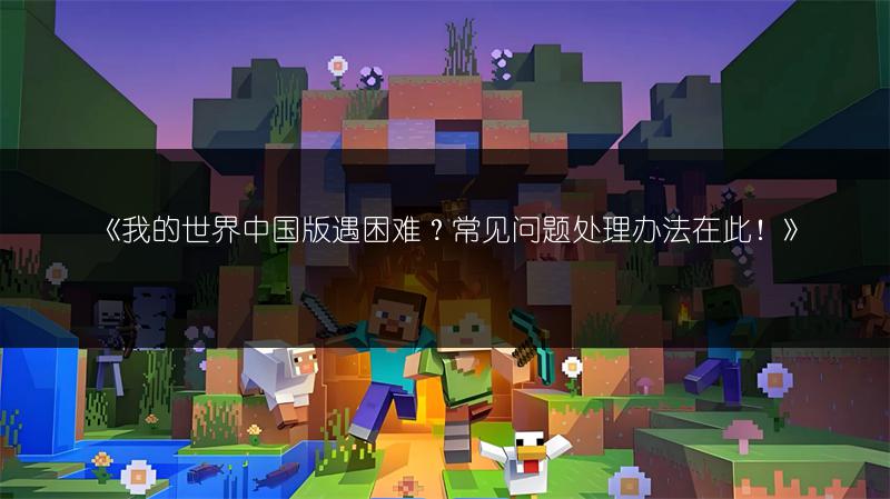 《我的世界中国版遇困难？常见问题处理办法在此！》