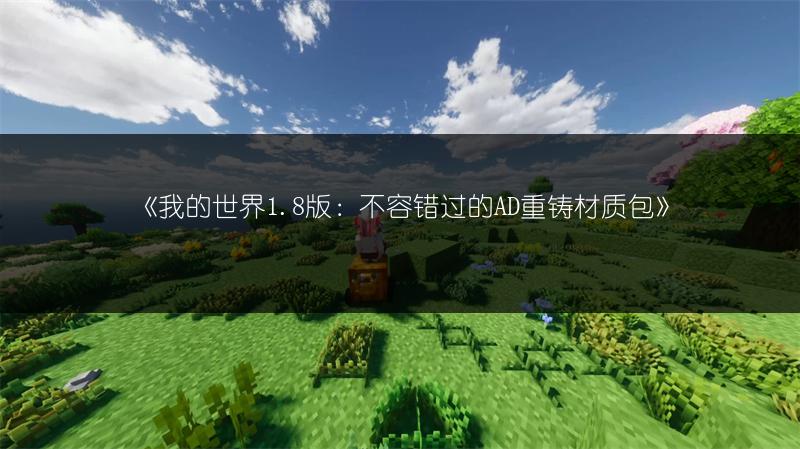 《我的世界1.8版：不容错过的AD重铸材质包》
