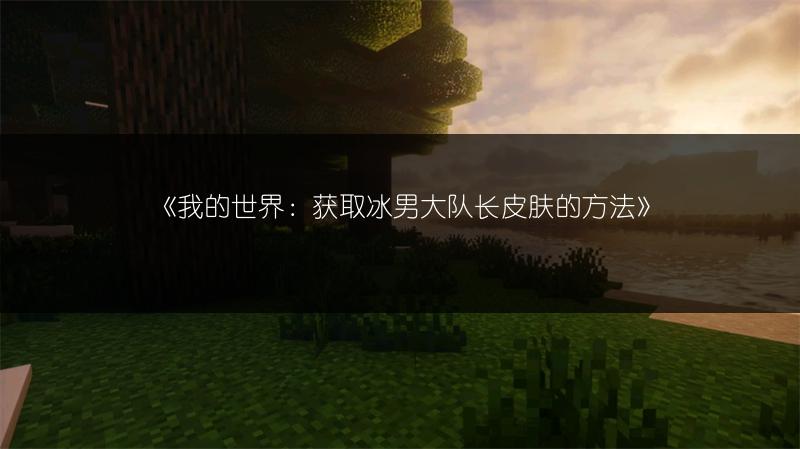 《我的世界：获取冰男大队长皮肤的方法》
