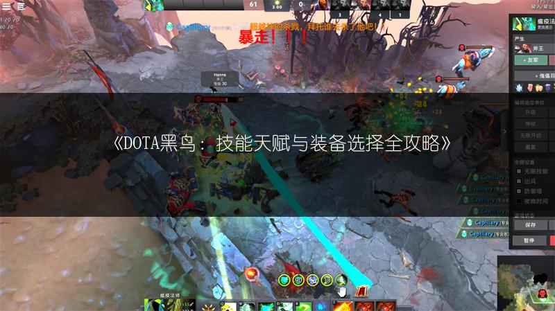《DOTA黑鸟：技能天赋与装备选择全攻略》