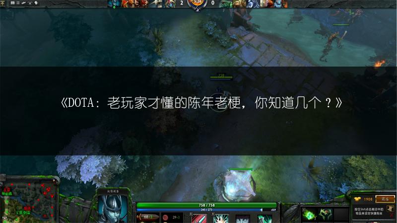 《DOTA：老玩家才懂的陈年老梗，你知道几个？》