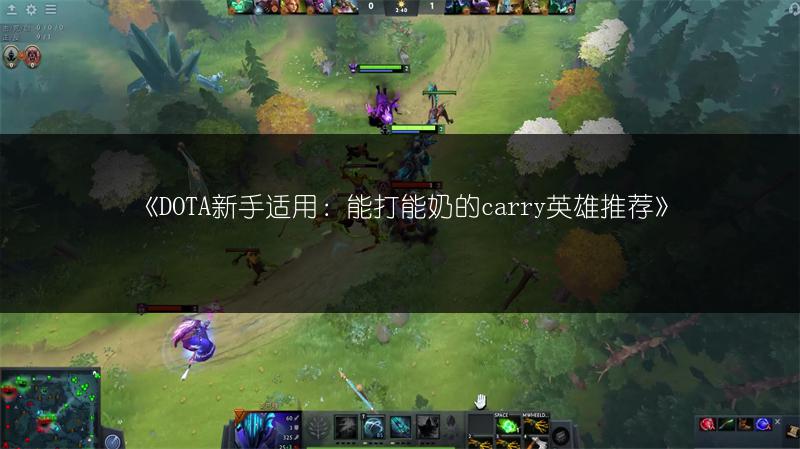 《DOTA新手适用：能打能奶的carry英雄推荐》