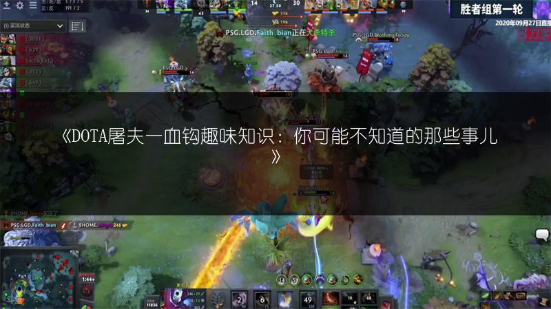《DOTA屠夫一血钩趣味知识：你可能不知道的那些事儿》